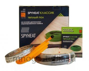 Комплект кабельного теплого пола SPYHEAT SHD-20-450, площадь укладки 2.7-3.8 кв.м, мощность 450 Вт - №1