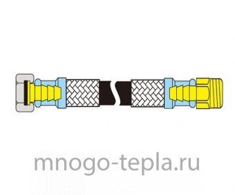 Гибкая подводка Гигант TiM C37-10, 3/4 г/ш, длина 100 см - №1