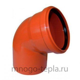 Отвод наружный 110х67°  - №1