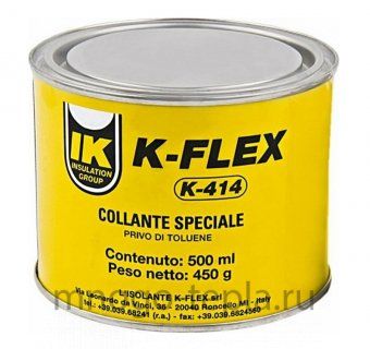 Клей K-Flex К-414, объем 0.5 л, для теплоизоляции из вспененного каучука - №1