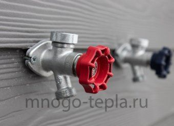 Незамерзающий кран для воды TIM W-HF0225, 1/2" штуцер, для стены 250 мм - №1