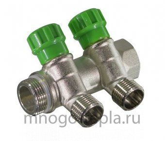 Коллектор регулирующий TIM MR135N-3/4-2 (3/4" х 1/2") - 2 отвода, под конус - №1