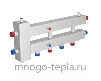 Коллекторный модуль с гидрострелкой RISPA ГРУ+КМГ 60-3ВН, нержавеющая сталь - №1