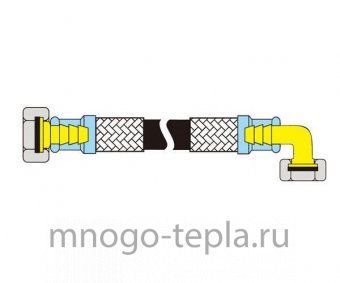 Гибкая подводка угловая TiM 3/4 г/г 500 см - №1