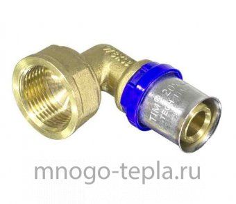 Пресс - уголок муфта 20 х 3/4 ВР TIM F-L2003F - №1