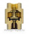 Обратный клапан 1 1/4 ГГ TIM JH-1013 с металлическим штоком - №5