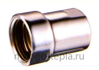 Прямая муфта с накидной гайкой хром 1F x 3/4F - №1