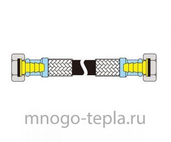 Гибкая подводка TiM 1/2 г/г 60 см - №1