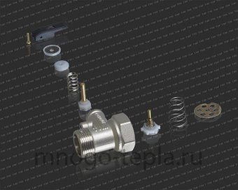 Предохранительный клапан для бойлера 3/4" TIM BL5813 (7 бар) с ручкой сброса - №1