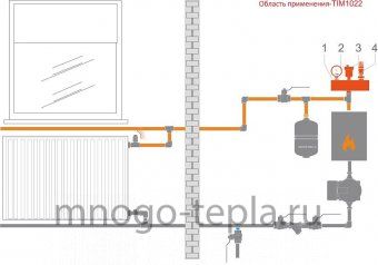 Группа безопасности котла TIM JH-1022-3 (3 бар) - №1