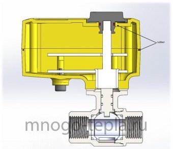 Кран с электроприводом Neptun Profi 220В 1" - №1