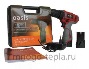 Аккумуляторный шуруповёрт Oasis AS-12V - №1