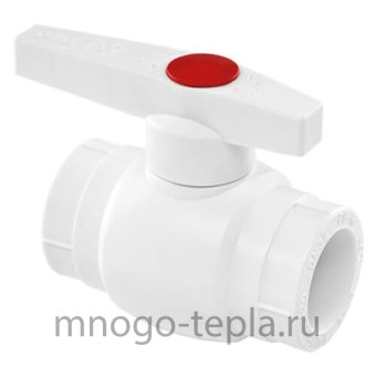 Кран шаровый полипропиленовый 110 мм - №1