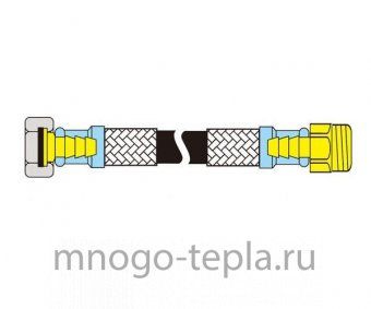 Гибкая подводка TiM 1/2 г/ш 60 см - №1