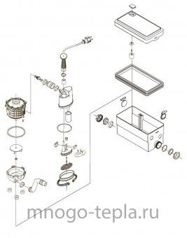 Санитарный насос для душа Jemix STP 250 - №1