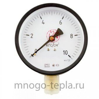 Манометр МТ 100М 1,0МПа (метрическая резьба - М20х1.5) - №1