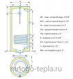 Бойлер косвенного нагрева Rispa RBW 100 L настенный, с подключением слева, нерж. сталь, магниевый анод - №3