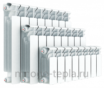 Биметаллический радиатор Rifar Base 200, 12 секций - №1