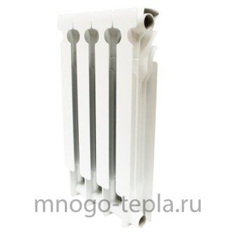 Биметаллический радиатор отопления STI Bimetal 500/80, 4 секции, на площадь до 5.2 м2, тепловая мощность 516 Вт - №1