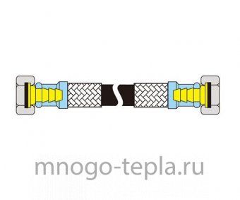 Гибкая подводка TiM 1/2 г/г 40 см - №1