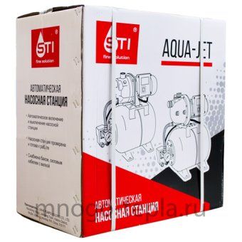 Насосная станция STI AQUA-JET PH-600 P, напор до 35 метров, расход до 50 л/мин, всасывание до 8 метров, гидроаккумулятор 24 литра, поверхностная - №1