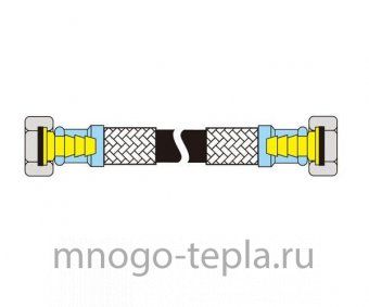 Гибкая подводка TiM 1/2 г/г 50 см - №1