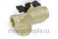 Кран шаровый с фильтром 3/4" ГГ TIM (BL7801) латунный -  бабочка - №4